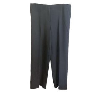 Chico's Dress Pants Women's Size 1 (8) Black High Rise Career Casual Stretch